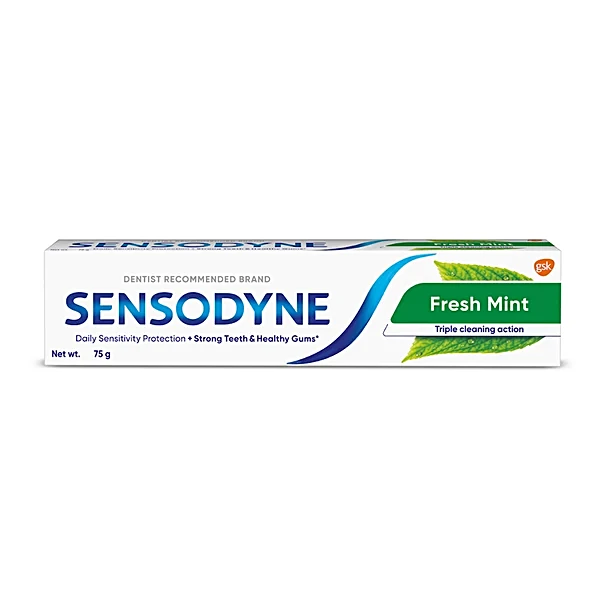 SENSODYNE Sensitive Fresh Mint Toothpaste  (75 g) MRP.124/-