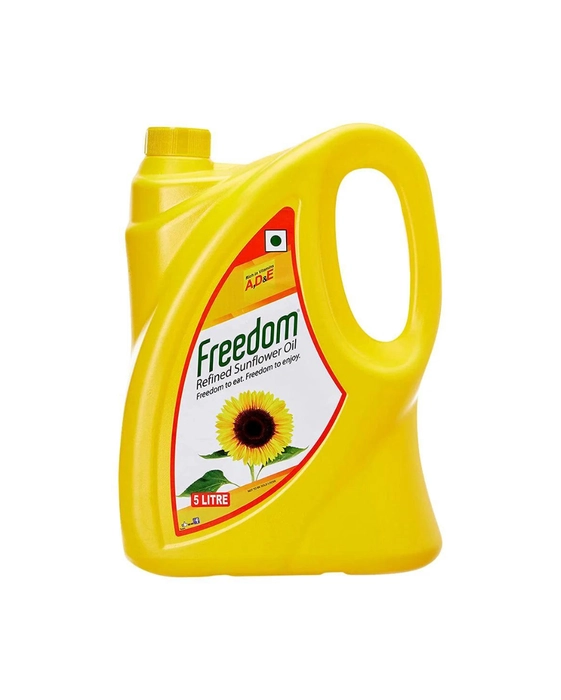 Freedom Refined Sunflower Oil 5 Litre ( MRP.1020/-)