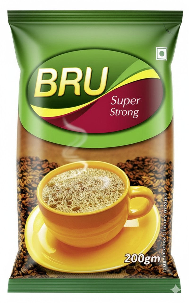 Bru Super Strong Coffee 500gm (MRP. 700/-)