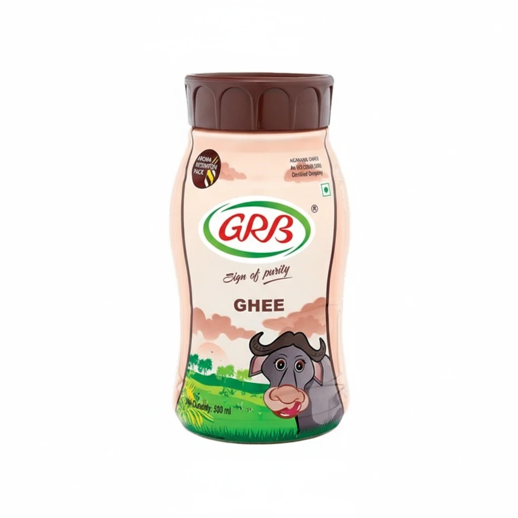 Grb Buffalo Ghee (500ml JAR) (MRP.458/-)
