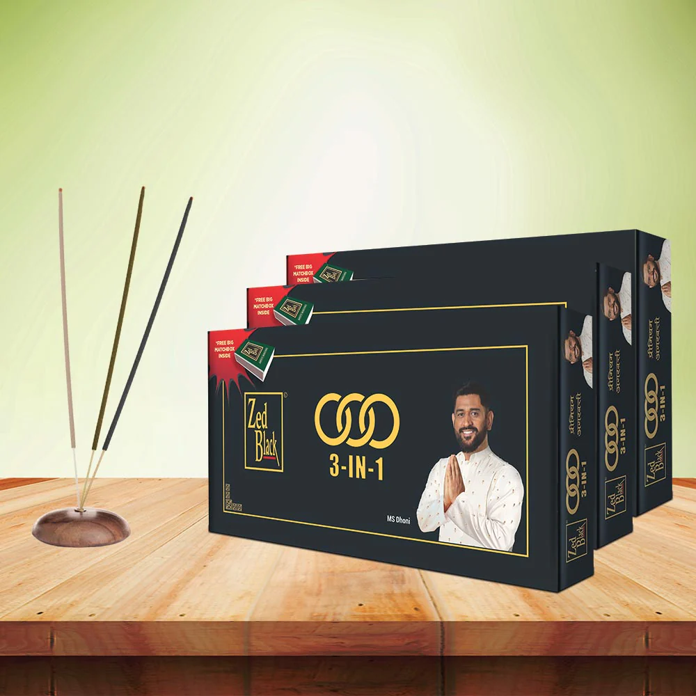 Zedblack 3in1(175gm) Rs. 120/- ( saver pack)