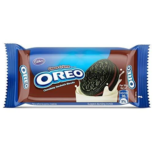 Cadbury Oreo Creme Biscuits - Chocolate 41.75gm (PACK OF 12PCS) RS.10/-