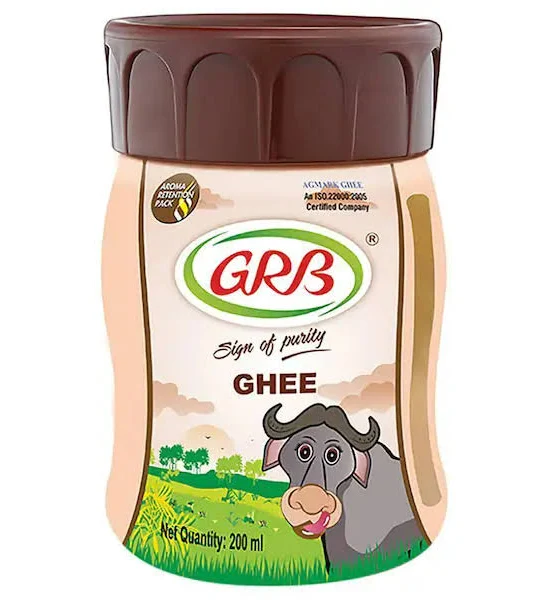 Grb Buffalo Ghee (200ml BTL) (MRP.193/-)