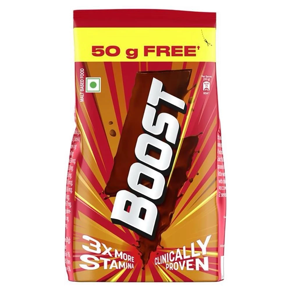 Boost - Sports Nutrition Drink 750g+50gm Pouch (MRP.405/-)